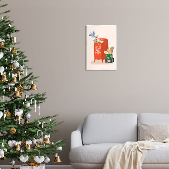 Stupell Industries Santa Mail Holiday Parcels Letters Wall Plaque Art
